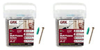 GRK 01099#9x2 Star Drive Bugle Head Climatek Coated Steel R4 Multi-Purpose Screws, 1380/Box - size: #9 x 2" 1380 count