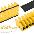 Pliers Organizer 2‑Pack, Expandable 20‑Slot Tool Rack - color: yellow