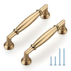 HOME EDIT Champagne Bronze Cabinet Handles 3-1/2 Inch Pulls 10 Pack - color: Champagne Bronze, size: 3-1/2 inches Hole Center