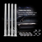 Door Hinge Pin & Bushing Repair Kit, Compatible with Chevy GMC - size: 88-02 Door Hinge Pins