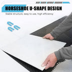 400 Horseshoe Tile Spacers, 1/16-Inch U-Shaped Plastic Spacers for Tile Leveling System Floor Wall Tile Installation - size: 1/16"-400 Pcs