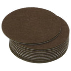 PATIKIL 6.5 Inch Diameter Lamp Base Felt, 10Pack 2mm Thickness Round Soft Adhesive Non-Slip Anti-Scratch Backed Felt for Lamp Furniture DIY Craft, Coffee - color: Coffee, size: 6.5 Inch