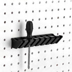 Novabright 1 Pc Black Pegboard Screwdriver Holder Pegboard Accessories - color: Black