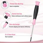 WORKPRO 10-Piece Precision Screwdriver Set with Pink Pouch - Pink Ribbon - color: Pink