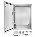 Outdoor Electrical Box 28x20x10 NEMA 4X IP66 Waterproof Box - size: 28 x 20 x 10''