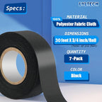 LYLTECH Polyester Cloth Tape for Automotive Wire Harness 7 Rolls