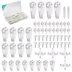 Picture Hanging Kit， No Damage Wall Hangers for Frame，68pcs Invisible Nails for Concrete， Hardwall and Cement Wall (Mix) - size: Assorted Sizes