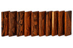 IECAP LLC Ironwood Knife Scales Exotic Wood Knifes Handles — 5.12" x 1.25" x 0.37", 10 Pieces — Natural Wood Handle Material – Blanks Scales Tool Grips for Custom Knives DIY Crafts
