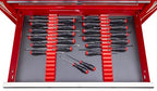 Ernst Manufacturing Screwdriver Pro - Modular Screwdriver Organizer for 13 Tools with Anti-Slip Base, Red - Made in the USA - size: 13-Tool