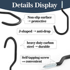 MAQIHAN 10 Garage Hooks Heavy Duty Bike Racks Wall Ceiling Hanging Storage