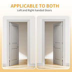 Luxbaro 2 Pack Self Closing Door Hinges 3.5 Inch, Adjustable Tension - color: Brushed Nickel-5/8'', size: 3.5" 2 Pack