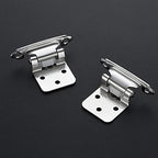Ravinte Polished Chrome Cabinet Hinges 1/2 Inch Overlay, 60 Pack (30 Pairs) - color: Polished Chrome