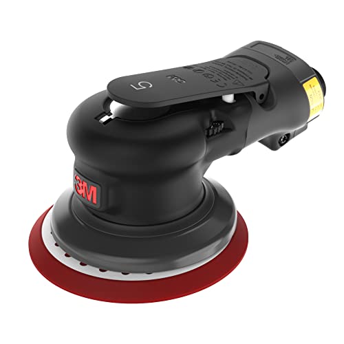 3M Pneumatic Random Orbital Sander, 88952, 6 in, Non-Vacuum, 3/8 in Orbit - size: 5 in, 3/8 in Orbit, style: Non-Vacuum
