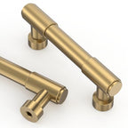 Asidrama Champagne Bronze Kitchen Cabinet Pulls,3 Inch,10 Pack - color: Champagne Bronze, size: 3" Hole Center