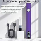Wlizyzfhy Rechargeable Thread Burner kit，Tool Burning Pen(blue) - color: Blue