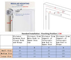 Commercial Grade Hydraulic Door Closer Large Size, Heavy Duty No Slam with Hold Open, Silver - size: Large, style: Silver