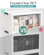 OlarHike 97QT Storage Bins with Lids for Closet, Garage, Shelves, 3 Pack - size: 97QT-White