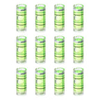 HARFINGTON 12pcs Mini Cylindrical Bubble Spirit Level Vials 8x20mm - size: 8x20mm