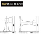 Solid Mental Magnetic Door Stop, Wall Mounted, Bronze - color: 1PC Bronze
