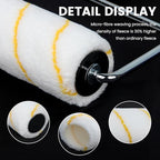VOOMEY 9 Inch Microfiber Paint Roller Covers, 3/8" Nap 15PCS - size: 9 inch 15pcs