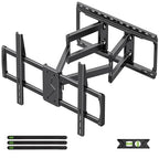 USX MOUNT 85 86 90 98 100 inch Heavy Duty Full Motion TV Wall Mount for 42-100" TVs, TV Mount with Swivel, Tilt & Leveling, Wall Mount Bracket Up to 170lbs, Max VESA 800x600mm, Fits 16/18/24" Studs. - size: 42-100 inch