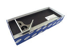 12” SAE Machinist Combination Square, Saddle Square, Stainless Steel Blade with 1/64", 1/32", 1/16" and 1/8" Markings, Hardened Aluminum Head LAS 12SS-12"