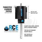 3/4-in Tungsten Carbide Tipped (TCT) Non-Arbored Hole Saw - size: 3/4-inch