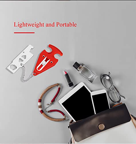 Portable Door Lock for Travel, No-Drill Hotel Security Lock -1 Pack - color: Lock 1Pack
