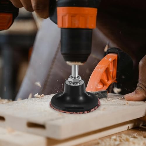 HARFINGTON 53pcs Quick Change Discs Set 3" Lock Sanding Discs with 1/4" Shank Pad Holder 36/60/80/120/240 Grit Surface Conditioning for Polish Rust Removal - size: 3"