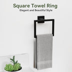 5-Pieces Matte Black Bathroom Accessories, 24 Inch Bathroom Hardware Set - color: Matte Black, size: 26 Inch (5 Pieces Simple)
