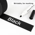 2 Pack Black Painters Tape - Masking Tape 1 Inch Wide - Multi-Surface, Smart Adhesion, Indoor & Outdoor - 180FT Total - Paint Tape for DIY, Labeling, Art, Car, General Purpose (#3910) - color: Black