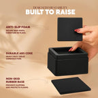 Utopia Bedding Adjustable Bed Risers 2 Inch, Black, 8-Pack - color: Black, size: 2 Inch (Pack of 8)