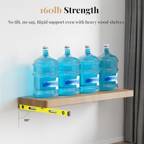 8pcs Wall Shelf Brackets Heavy Duty Floating Shelf Bracket Hidden,Invisible Black Shelving Brackets Decorative Floating Shelf Hardware Heavy Duty,Metal Shelf Support Bracket(4"-8pcs) - size: 4 inch-8pcs