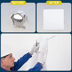 Sosation 6 Pack Ceiling Cover Plate Wall Hole Cover, White, 7 Inch - color: White, size: 7 Inch