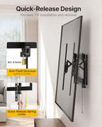 monTEK Heavy Duty Tilting TV Wall Mount for 55–105" Large TVs up to 200lbs - size: 55"-105" TV