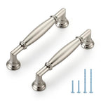 HOME EDIT Brushed Nickel Cabinet Handles 3 Inch Pulls 10 Pack - color: Brushed Nickel, size: 3 inches Hole Center