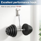 pickpiff 13LB Strong Stick-on Hooks for Coat & Towel, Brushed Nickel 4 Pack - color: Brushed Nickel, size: 4 Pack