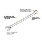 GEARWRENCH 7mm 12 Point Long Pattern Combination Wrench - 81737 - size: 7.0mm