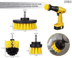 3 Pcs Drill Brush Attachments for Cleaning, Nylon 2/3.5/4 in Heads