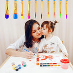 AROIC Acrylic Paint Brush Set, 24pack/240pcs Nylon Hair Paint Brushes - size: 240pcs-blue