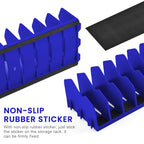 Pliers Organizer 2‑Pack, Expandable 20‑Slot Tool Rack - color: blue