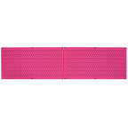 Wall Control Pegboard Rack Horizontal Metal Pegboard Garage Tool Storage Pack - Two 32-Inch Wide x 16-Inch Tall Easy To Install Peg Boards (Pink) - color: Pink