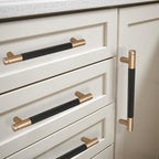 12 Pack 5 Inch 128 mm Bronze and Black Knurled Cabinet Handles Cabinet Pulls Aluminum Handles Pulls Oxidation Finish with Diamond Pattern pulls - color: Bronze and Black, size: 5 Inch