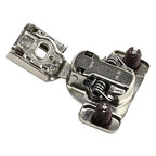 DTC 1/2" Overlay Soft Close 105 Degree 2 Cam Press in Face Frame Concealed Cabinet Hinge 6-Way Adjustable H8E055H (10 Pack) - size: 1/2 Inch