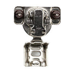 DTC 1-1/4" Overlay Soft Close 105 Degree 2 Cam Press in Face Frame Concealed Cabinet Hinge 6-Way Adjustable E8Q115NH (10 Pack) - size: 1-1/4 Inch