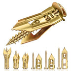 80PCS Self Drilling Drywall Anchors & Screws Kit, Zinc-Plated Metal - size: 80Pcs 3size Kit