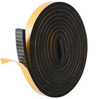 Kikerike Self Adhesive Foam Tape Weatherstrip 1/2In x 1/4In x 8.5Ft High Density Foam Insulation Strips Seal Weather Stripping with Strong Adhesive for Door and Window Sound Isolation Soundproofing - size: 1/2in x 1/4in x 8.5Ft