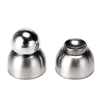 Sumnacon Powerful Magnetic Doorstop 2 Pcs Stainless Steel Mini Door Stopper - color: Silver
