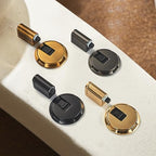 Magnetic Door Stopper, Windproof Floor Door Stop, 1 Pack - color: Matt Black