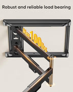 FORGING MOUNT Corner TV Wall Mount for Most 37-75 Inch TVs up to 99lbs - size: Fits 37"-75" TVs